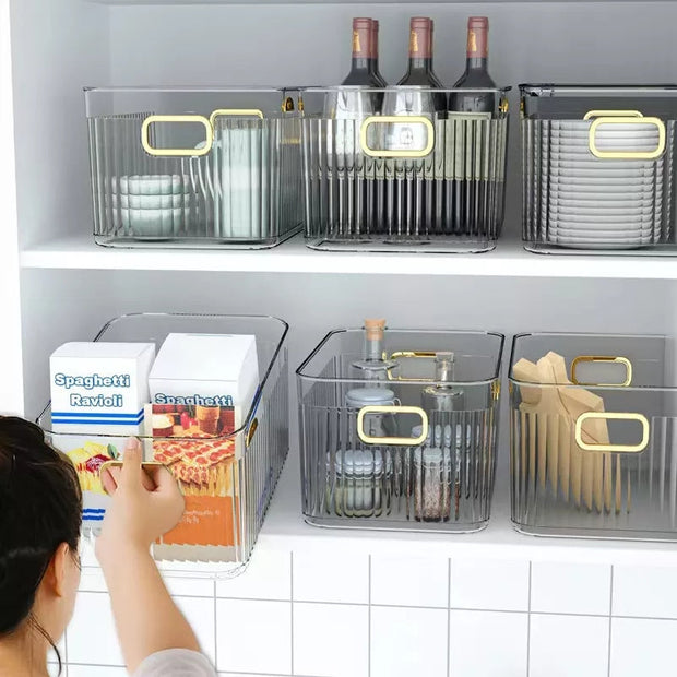 Transparent Household Storage Box