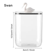 Clear Cotton Swab Storage Box