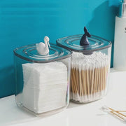 Clear Cotton Swab Storage Box