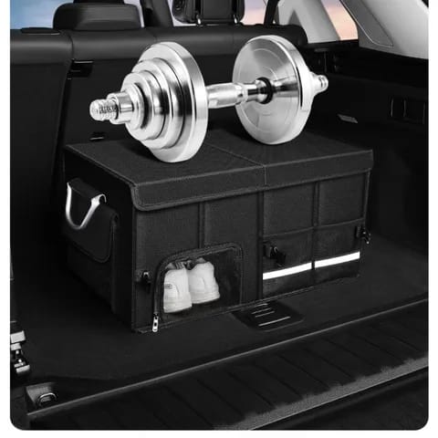 Car trunk foldable storage box