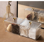 Acrylic cotton storage box